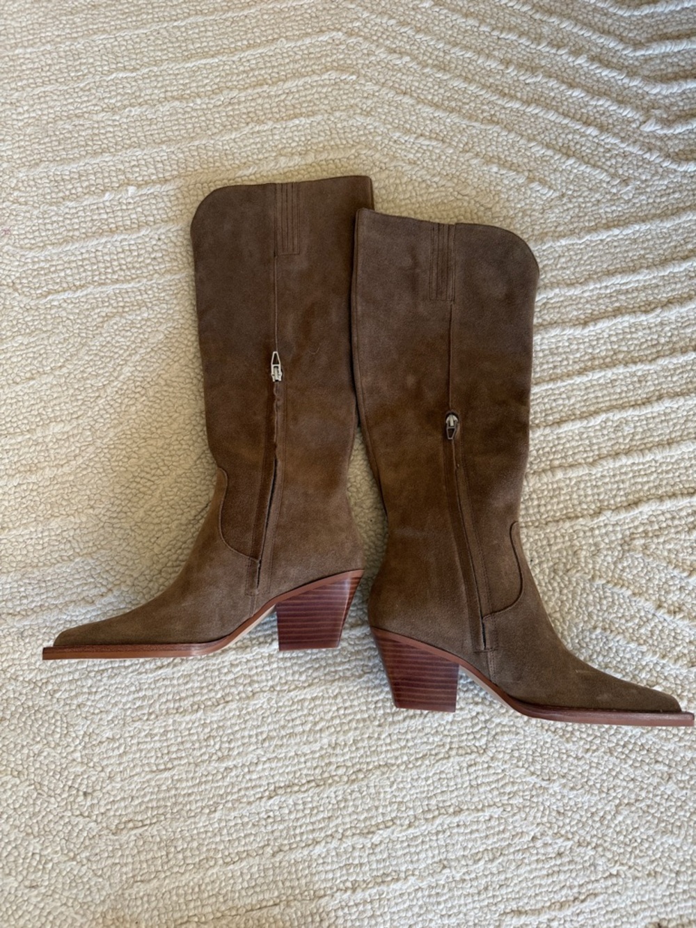 NWOT Dolce Vita Raj Wide Calf Boots Brown Suede size 6 - Picture 5 of 6